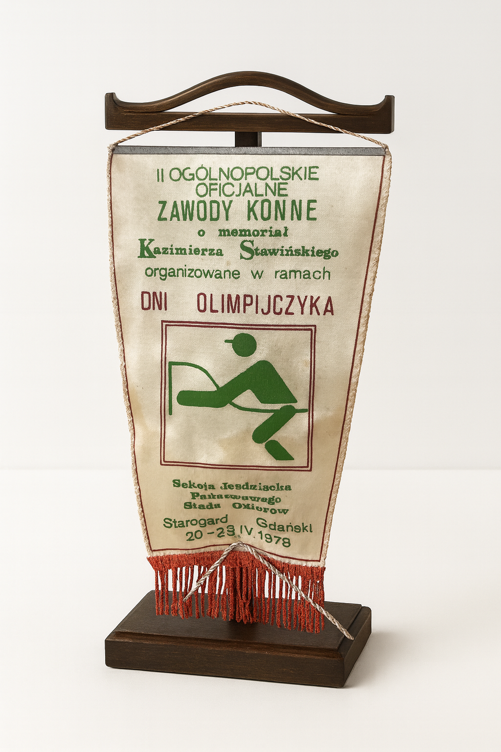 II Ogólnopolskie Oficjalne Zawody Konne O Memoriał Kazimierza Stawińskiego Organizowane W
Ramach Dni Olimpijczyka – Sekcja Jeździecka Państwowego Stada Ogierów
