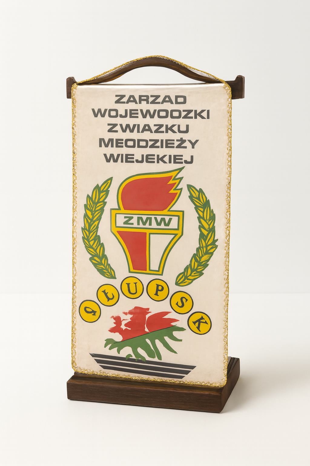 Proporczyk Zarządu Wojewódzkiego Związku Młodzieży Wiejskiej Słupsk