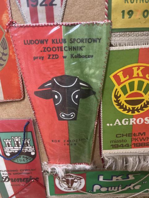 Proporczyk LKS Zootechnik z 1968 roku w Kołbaczu