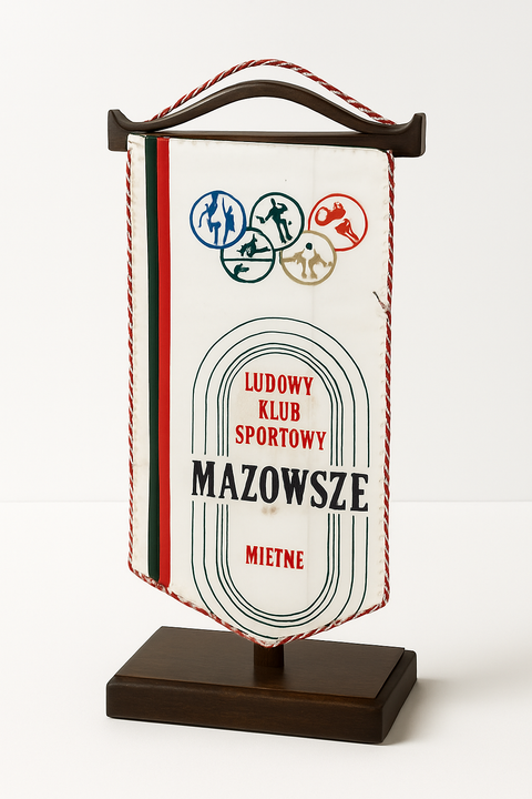 Proporczyk Ludowego Klubu Sportowego Mazowsze z Miętnego