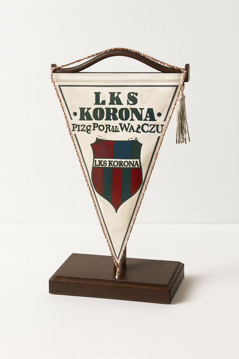 Proporczyk LKS Korona przy PGR w Wałczu