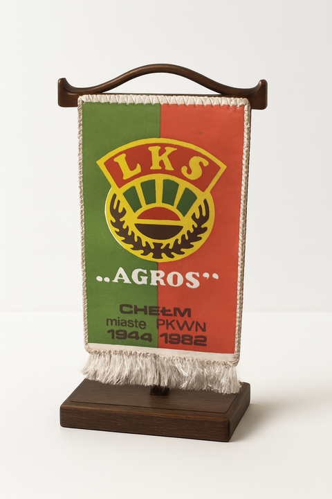 Proporczyk LKS Agros Chełm z lat 1944-1982