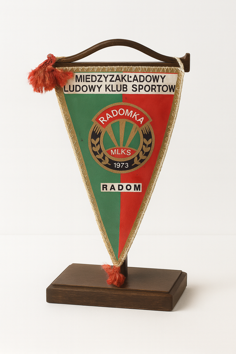 Proporczyk Międzyzakładowego Ludowego Klubu Sportowego Radomianka Radom 1973