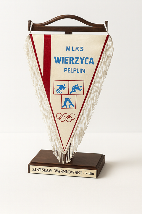 Proporczyk MLKS Wierzyca Pelplin z 2020 roku
