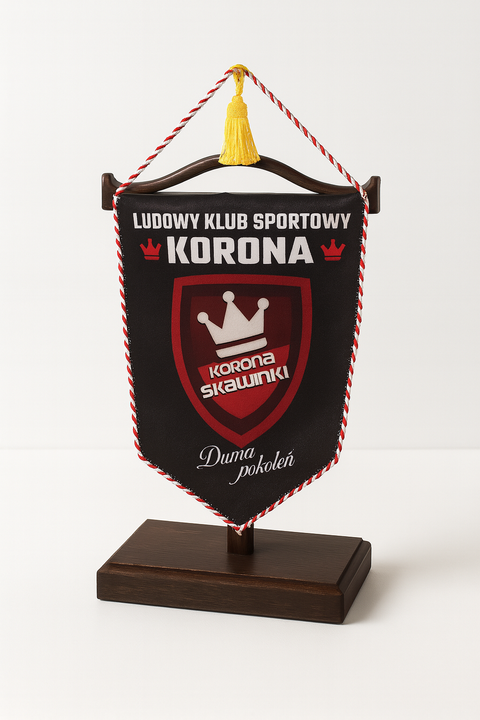 Proporczyk Ludowego Klubu Sportowego Korona Skawinki