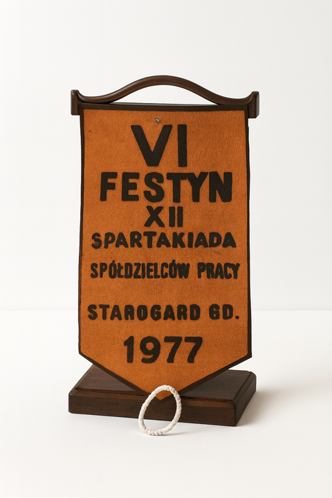 Proporczyk VI Festynu – XII Spartakiada Spółdzielców Pracy – Starogard Gd. 1977