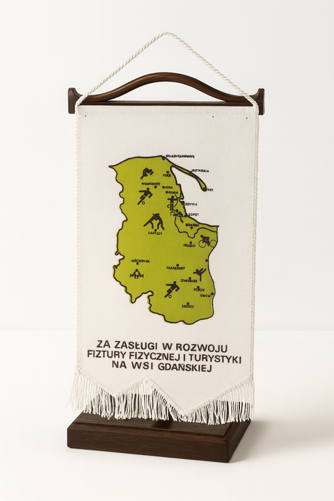 Proporczyk za zasługi w rozwoju kultury fizycznej i turystyki na wsi gdańskiej