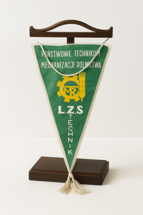 Proporczyk z Państwowego Technikum Mechanizacji Rolnictwa - Strzelce Krajeńskie