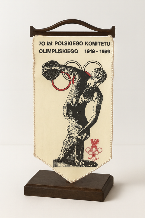 Proporczyk 70-lecia Polskiego Komitetu Olimpijskiego 1919-1989
