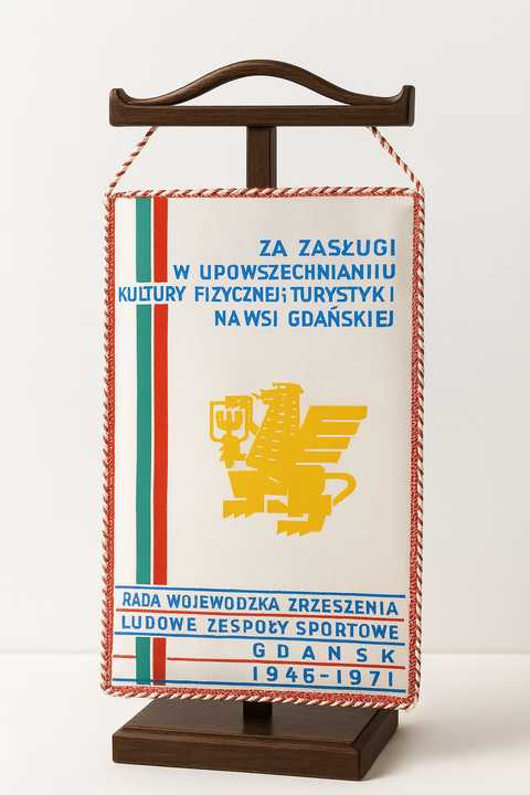 Proporczyk przyznawany za zasługi w kultury fizycznej i turystyce na wsi Gdańskiej.